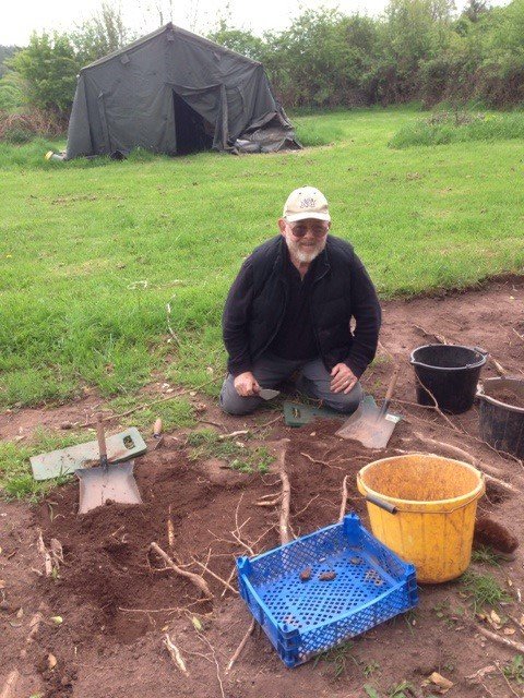 Doing An Archeological Dig At The Lost City Of Wales