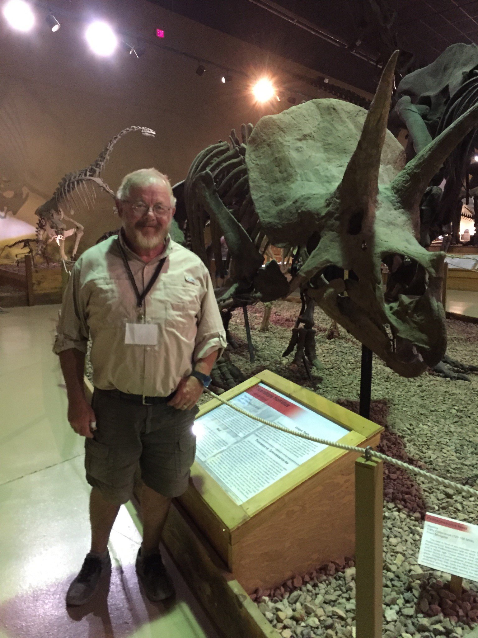 During Paleontology Dig For Dinosaur Bones In Wyoming