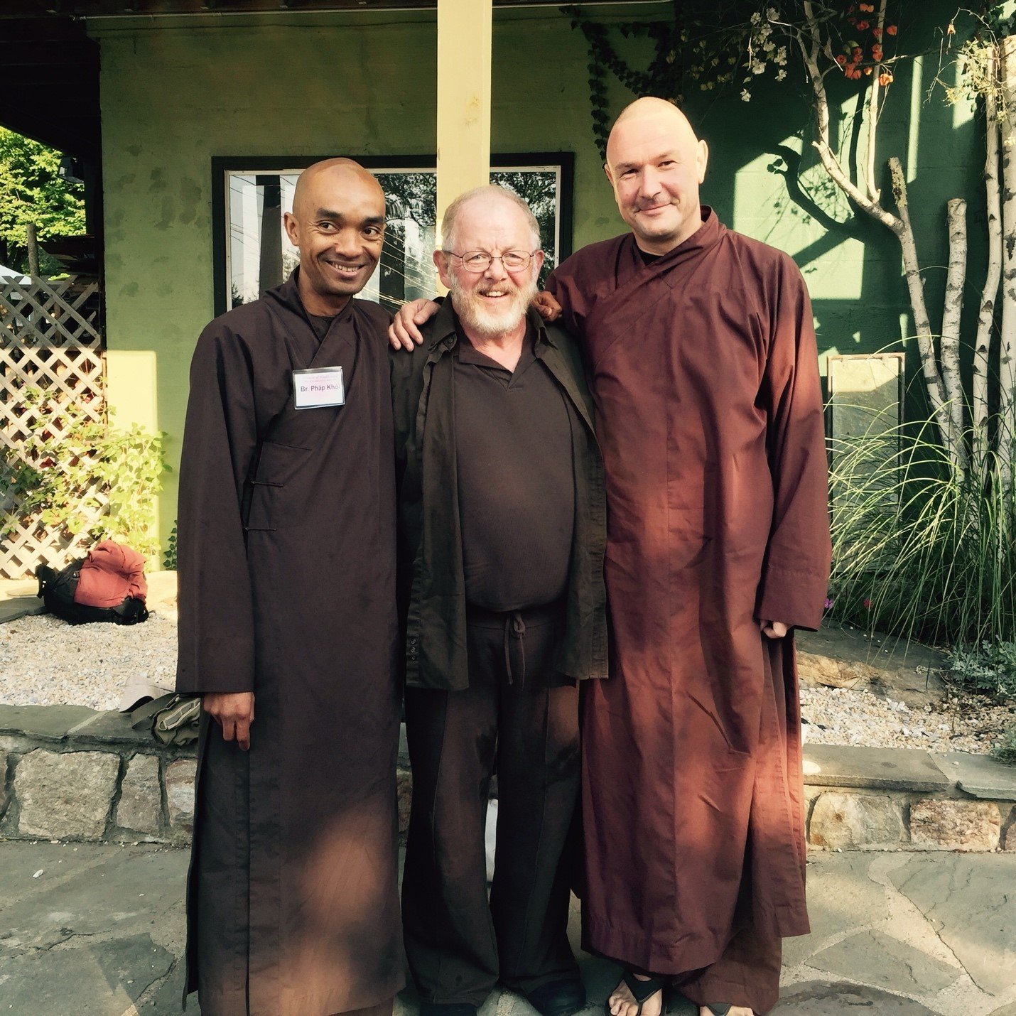 With My Brothers At Blue Cliff Monastery